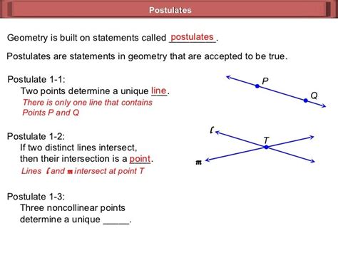 Postulates Geometry 13
