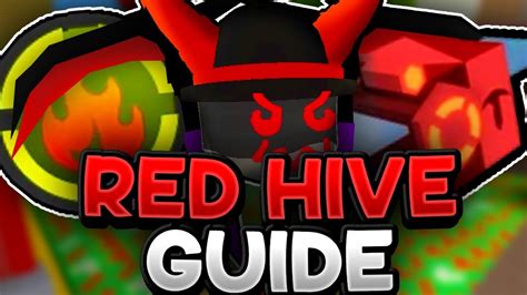 Updated Red Hive Guide 2024 Bee Swarm Simulator Youtube