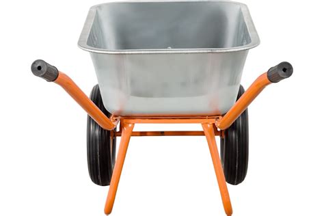 Строительная двухколесная тачка Gigant 110л, 240 кг, литые колеса GX-04 ...