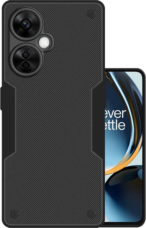 Liramark Silicone Soft Back Cover Case For Oneplus Nord Ce 3 Lite 5g Black