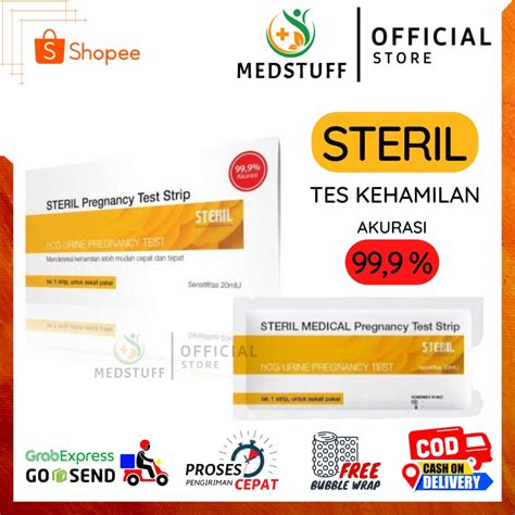 Jual Steril Testpack Hcg Urine Tes Strip Kehamilan Alat Test Pack