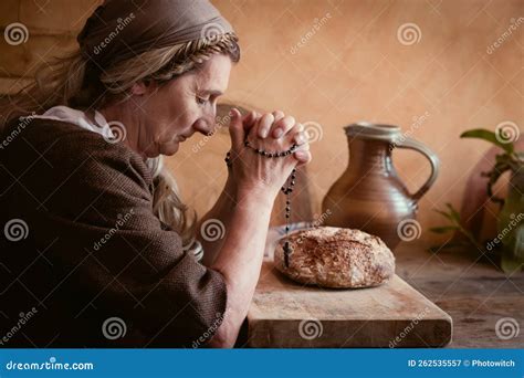 Praying For Bread Stock Image Image Of Hand Praying