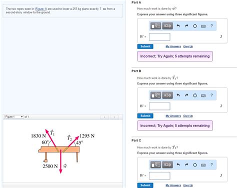 Solved Part A The Two Ropes Seen In Fiqure Are Used To Chegg