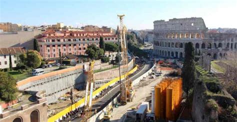 Roma Metro C Stazione Fori Imperiali Panoramica Elevatori Magazine