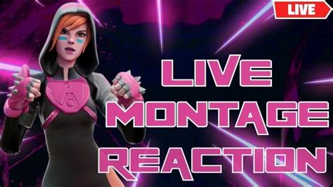 Fortnite Montage Reaction To YOU Live Live YouTube