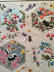 Sew Fun 2 Quilt Woodland Whimsy Finished Woodland Quilt Wool