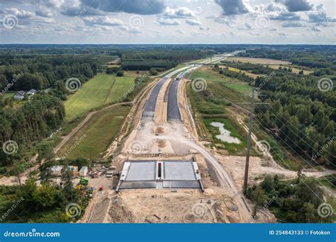 Construction Site Of S7 Road In Poland Stock Image Image Of Masovian