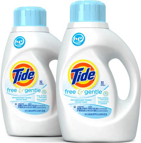 Tide Free Gentle Liquid Laundry Detergent Ct Fl Oz Kroger