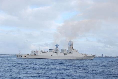 India Deploys Two Guided Missile Destroyers For Maritime Security In