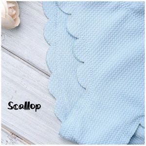 Swim Hp Pc Light Blue Bikini Set W Scallop Trim Poshmark