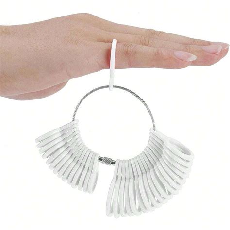 Outils De Mesure De Taille De Bague Avec Mandrin En Plastique Et