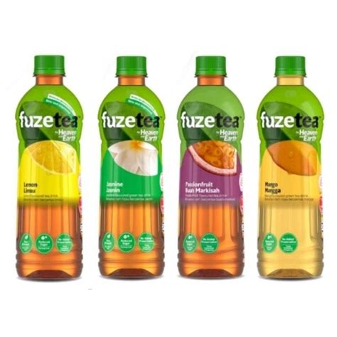 Fuze Tea By Heaven And Earth Tea Drink 1 5l Peach Mint Ice Lemon Tea Passion Fruit Jasmine