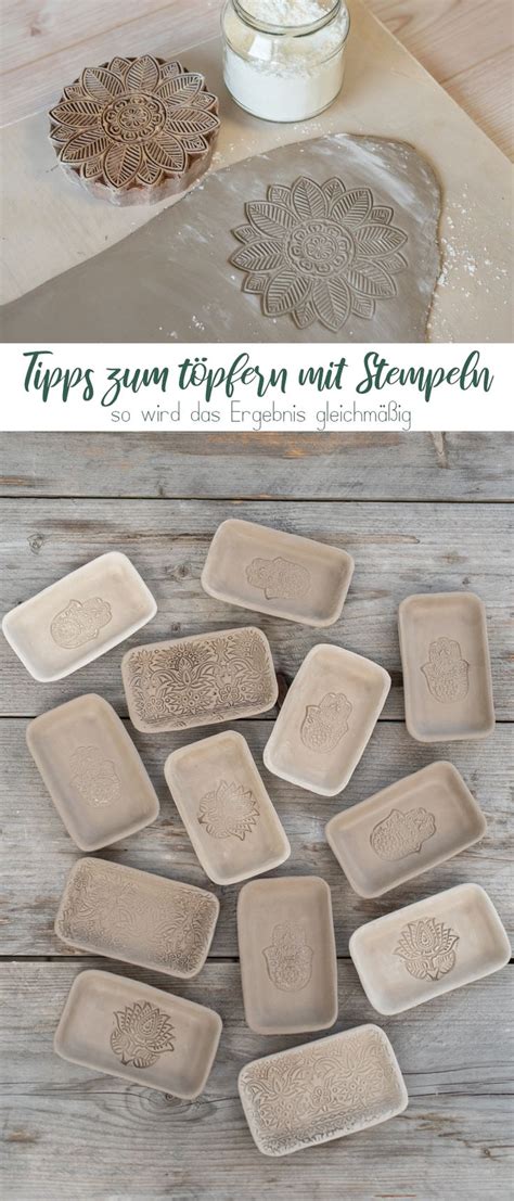 Diy T Pfern Tipps Zum T Pfern Mit Stempeln Leelah Loves Pottery