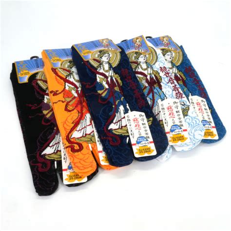 Calcetines Tabi Japoneses De Algod N Con Estampado Sun Goddess