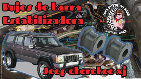 Cambio De Bujes Barra Estabilizadora Jeep Cherokee Xj Youtube