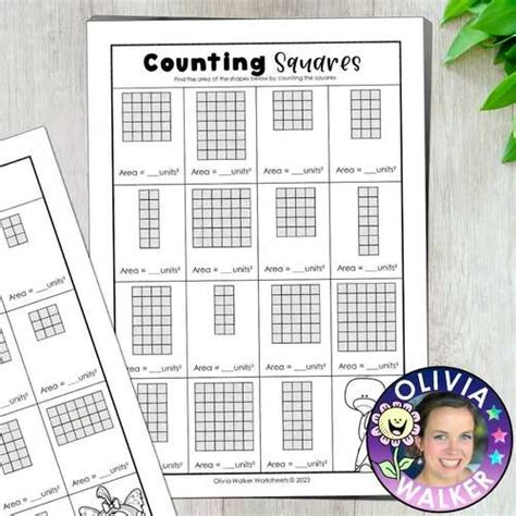 Finding Area By Counting Unit Squares Rectangles And Irregular Shapes