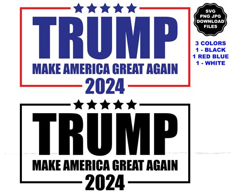 Trump 2024 SVG Make America Great Again MAGA Conservative Etsy