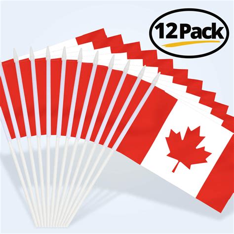 Canada Stick Flag 5x8 Inch - Anley Flags