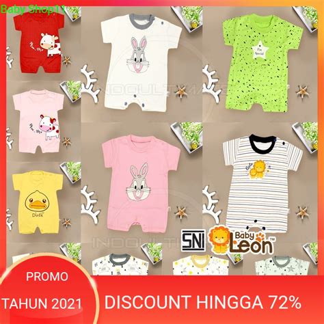 Jual Jumper Bayi Bln Romper Bayi Baby Leon Baju Kodok Bayi Baru