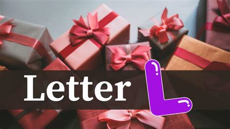 Gift Ideas That Start With The Letter L