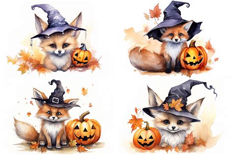 Halloween Fox By artsy-fartsy | TheHungryJPEG