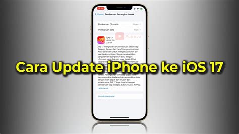 Cara Update IPhone Ke IOS 17 XR XS 11 12 13 14 SE 2 SE 3 Tanpa