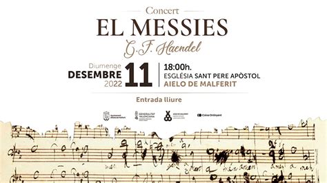 Concert El Messies G F Haendel V Deo Promocional Youtube