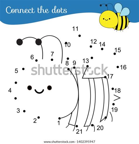 Connect Dots Dot Dot By Numbers Stock Vector (Royalty Free) 1402395947 ...