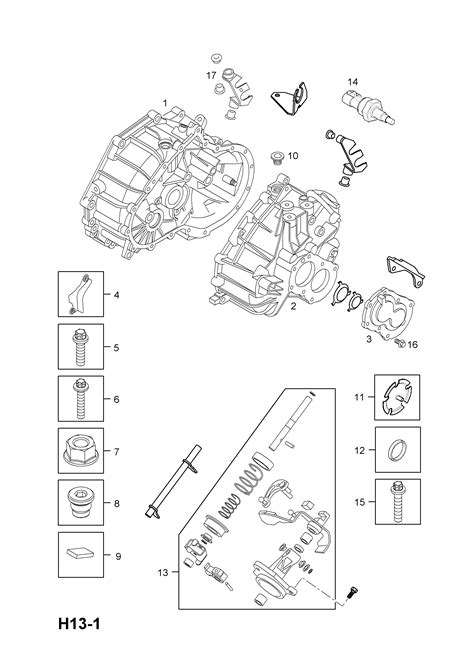 Opel Astra H Transmission Case And Covers Opel Epc Online