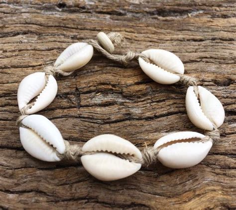 Handmade Hemp Shell Bracelet With Cowrie Shells Bohemian Sea Jewelry