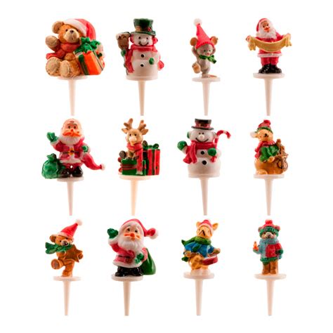 Palitos De Natal Sortidos 3 Cm Dekora 72 Pcs Por 33 50