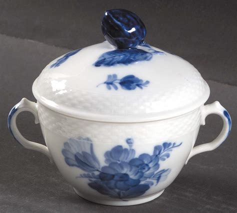 Blue Flowers Braided Sugar Bowl Lid By Royal Copenhagen