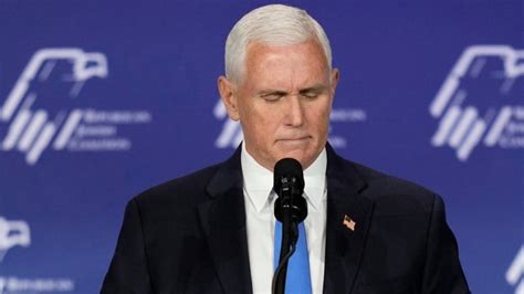 Mike Pence Drops Bid To Become 2024 Presidential Nominee Cbc News