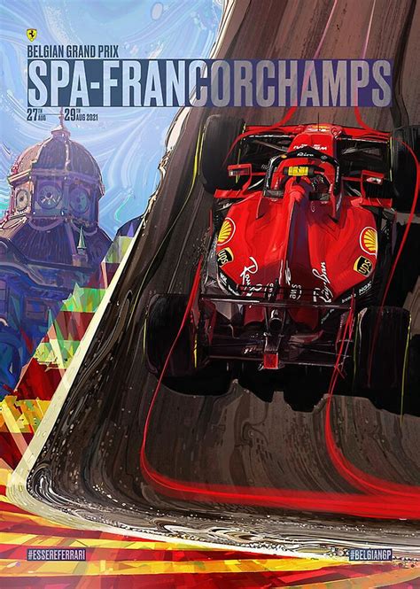 Grand Prix Spa Francor Champs Digital Art By Amanda Dobell Fine Art