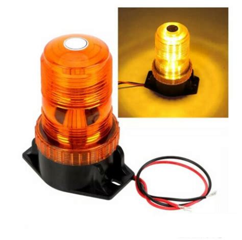 Warning Flashing Beacon LED Amber - Led Lights Dublin