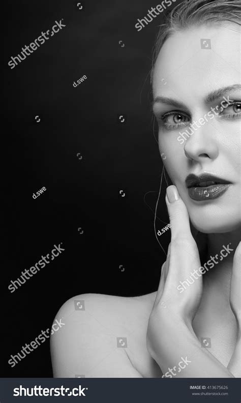 Beauty Model Caucasian Girl Nude Makeup Stock Photo 413675626 Shutterstock