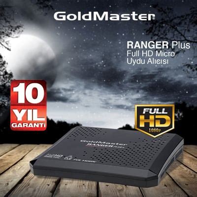 GOLDMASTER RANGER PLUS FULLHD UYDU ALICISI HDMI USB Vatan Bilgisayar