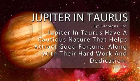 Jupiter In Taurus Meaning Financial Security Sunsignsorg