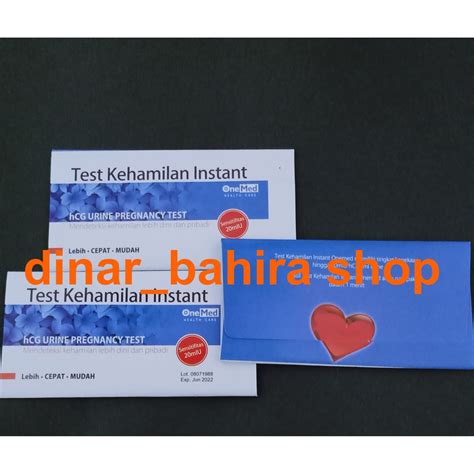 Jual Testpack Strip Onemed Tes Kehamilan Tes Hamil Shopee Indonesia