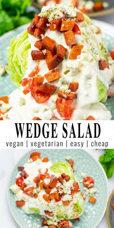 Wedge Salad Vegetarian Contentedness Cooking