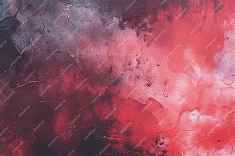 Premium Ai Image Abstract Red And Black Grunge Texture Background