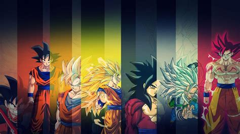 Goku All Forms Wallpapers Wallpaper Cave