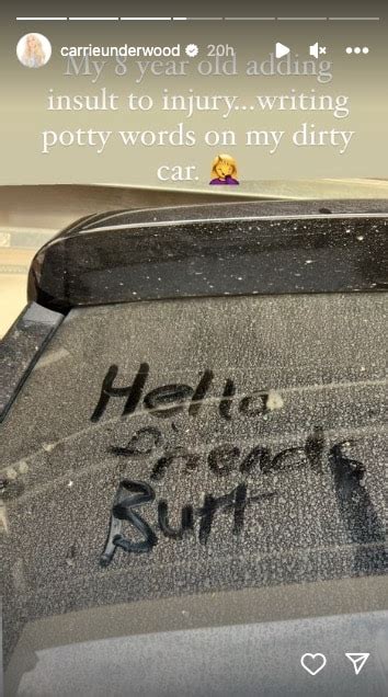 Carrie Underwood Shares Funny Note Her Son Left On Her Car