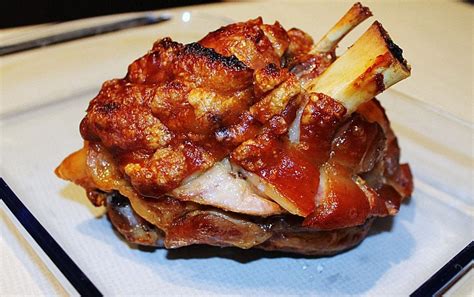 Schweinshaxe Whole Roasted Pork Knuckle Food