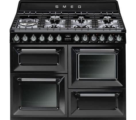 Buy Smeg Victoria Tr Bl Cm Dual Fuel Range Cooker Black