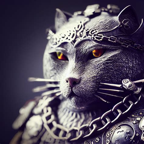 Cats Warrior Islamic Futurism