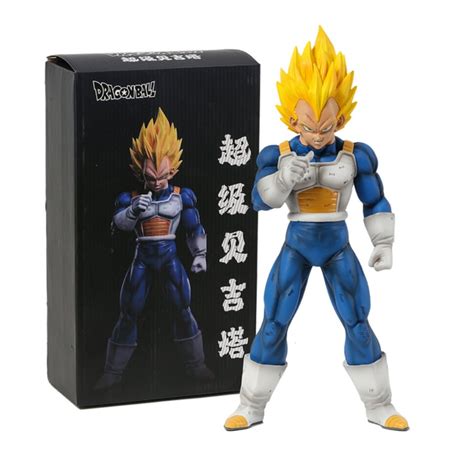 Juguete Muñeco Figura Vegeta SSJ Sonriendo Dragon Ball Z Anime 30 CM