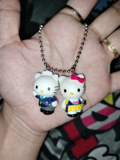 Hello Kitty Couple Keychain, Hobbies & Toys, Toys & Games on Carousell