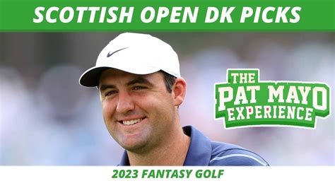 Genesis Scottish Open Golf Draftkings Picks Final Bets One And