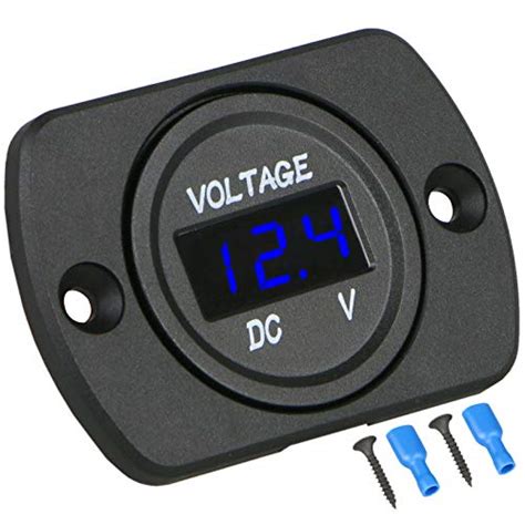 DC 12V 24V Car Voltmeter LED Digital Display Voltmeter Panel